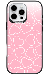 Line Heart Pink - Apple iPhone 16 Pro Max