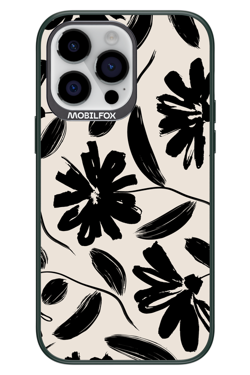 Monochrome Flowerss 2.0 - Apple iPhone 14 Pro Max