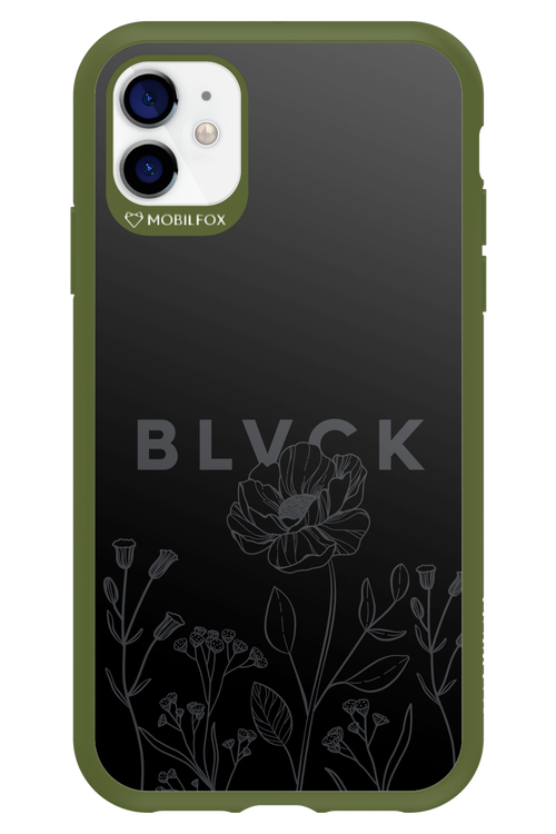 Black Flowers - Apple iPhone 11