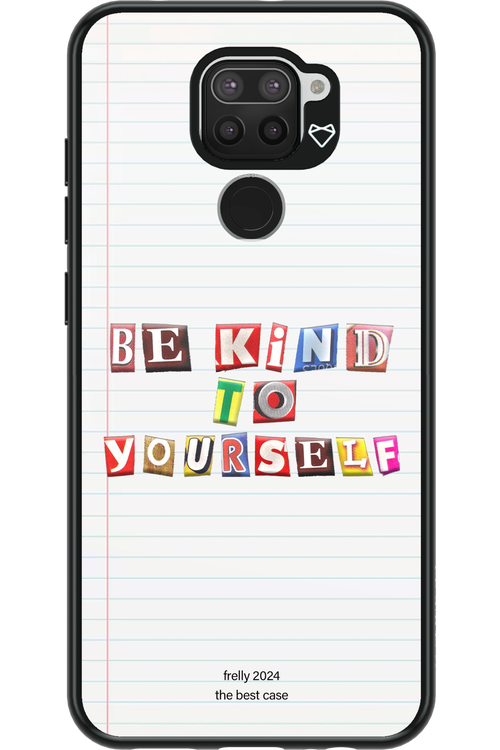 Be Kind To Yourself Notebook - Xiaomi Redmi Note 9