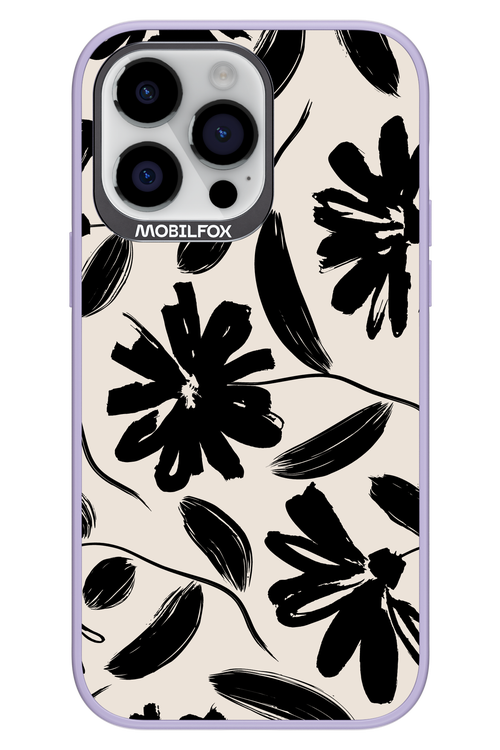 Monochrome Flowerss - Apple iPhone 14 Pro Max