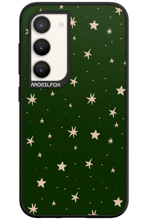 Forest Green Stars - Samsung Galaxy S23