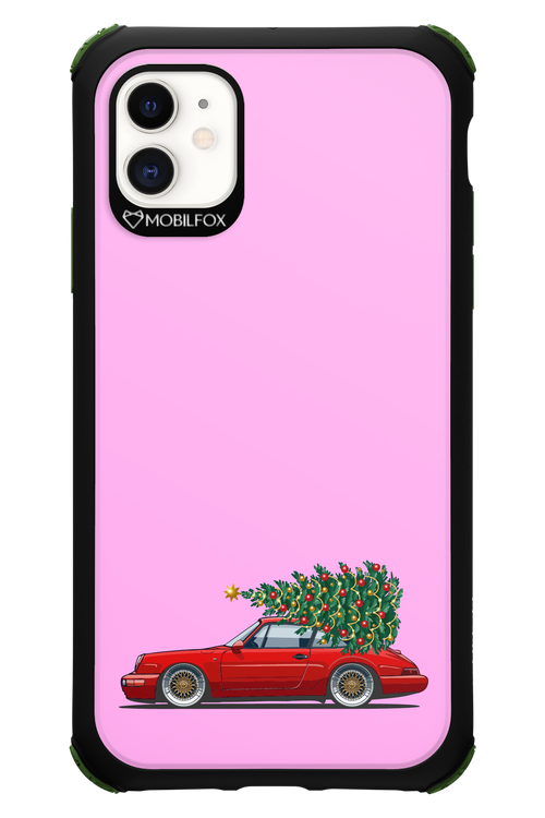 XMAS Car Pink - Apple iPhone 11