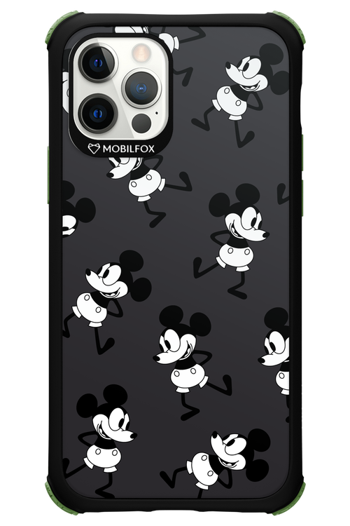 Iconic Mouse (antracite pattern) - Apple iPhone 12 Pro