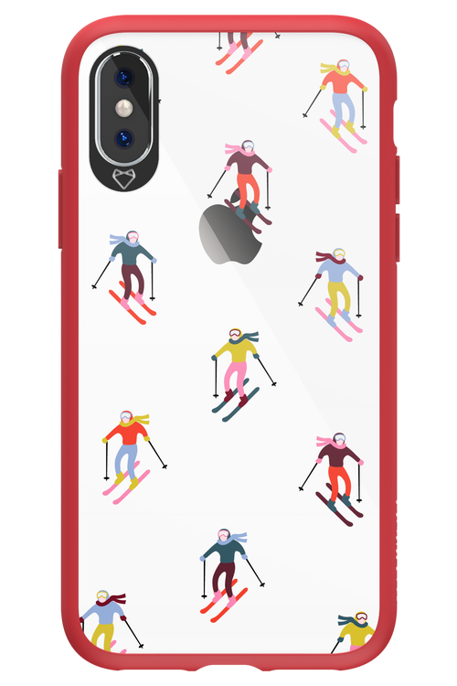 Snow Motion (Transparent) - Apple iPhone X