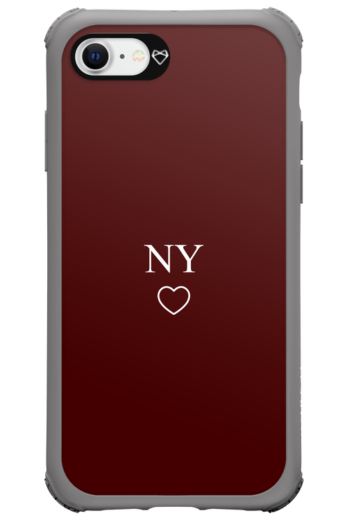 NY Burgundia 2.0 - Apple iPhone 8