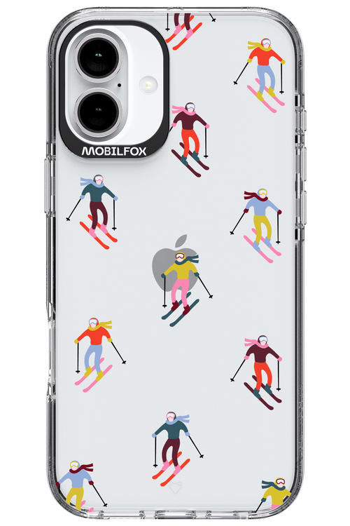 Snow Motion (Transparent) - Apple iPhone 16 Plus