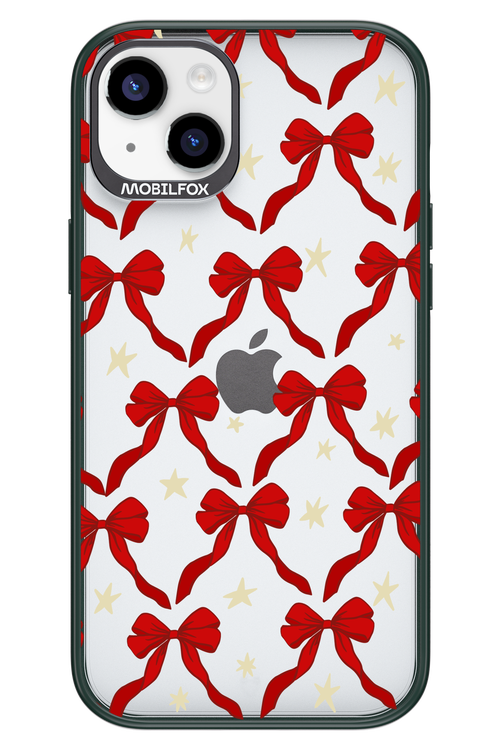 Bow & Stars (Transparent) - Apple iPhone 14 Plus