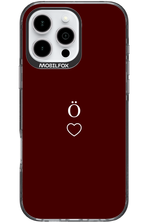 O Burgundia II 2.0 - Apple iPhone 16 Pro Max