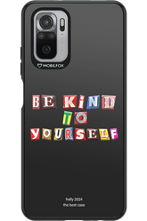 Be Kind To Yourself Black - Xiaomi Redmi Note 10