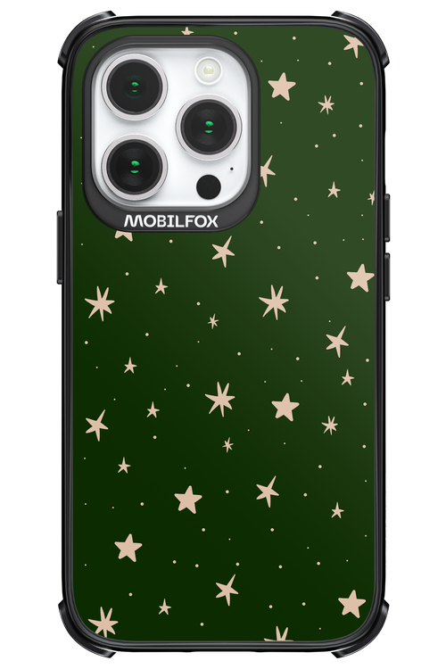 Forest Green Stars - Apple iPhone 14 Pro