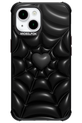 Black Spider Heart - Apple iPhone 15