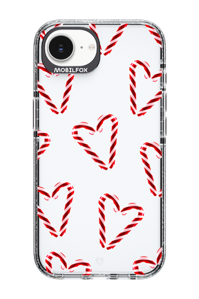 Candy Cane Hearts - Apple iPhone 16e