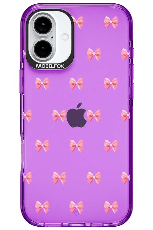 Pinky Bow - Apple iPhone 16 Plus