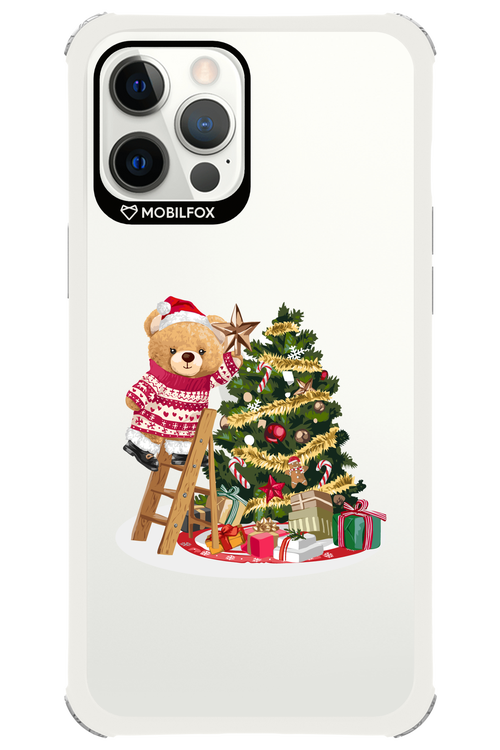 Christmas Bear (Transparent) - Apple iPhone 12 Pro Max