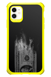 Money Burn B&W 2.0 - Apple iPhone 11