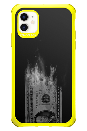 Money Burn B&W 2.0 - Apple iPhone 11