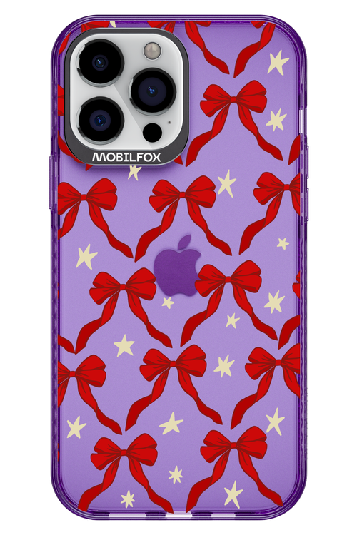 Bow & Stars (Transparent) - Apple iPhone 13 Pro Max