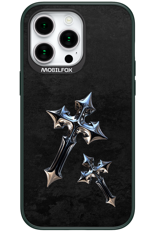 Chrome Crosses - Apple iPhone 15 Pro Max