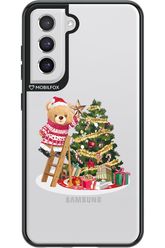 Christmas Bear (Transparent) - Samsung Galaxy S21 FE