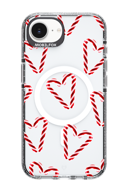 Candy Cane Hearts - Apple iPhone 16e