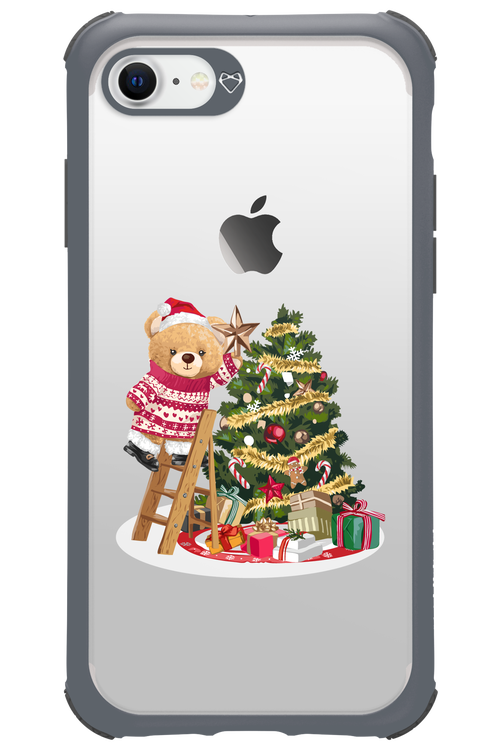 Christmas Bear (Transparent) - Apple iPhone 7