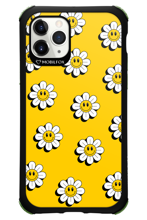 Smiley Flowers - Apple iPhone 11 Pro