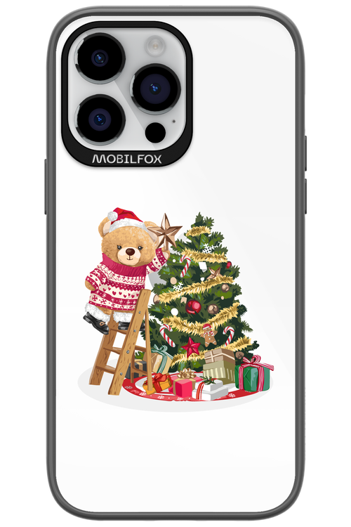 Christmas Bear (Transparent) - Apple iPhone 14 Pro Max