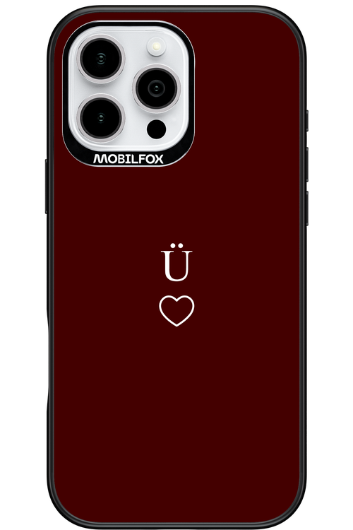 U Burgundia II 2.0 - Apple iPhone 16 Pro Max