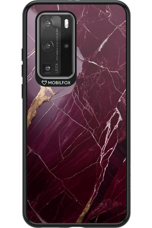 Burgundy Marble 2.0 - Huawei P40 Pro