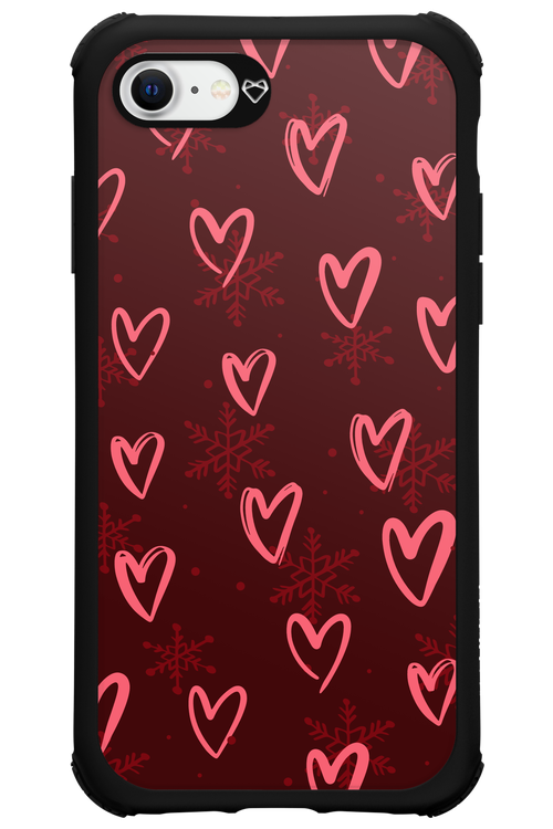 Christmas Hearts - Apple iPhone SE 2020