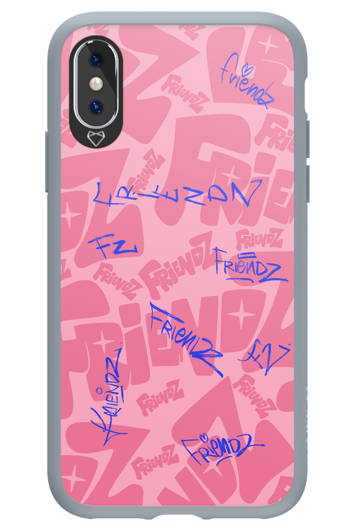 FRIENDZ Pink - Apple iPhone X