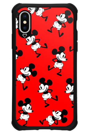 Iconic Mouse (red pattern) - Apple iPhone XS