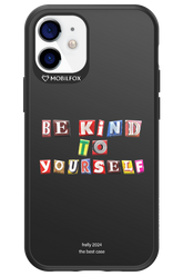 Be Kind To Yourself Black - Apple iPhone 12 Mini