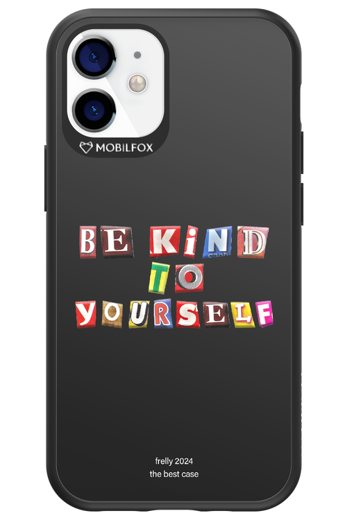 Be Kind To Yourself Black - Apple iPhone 12 Mini