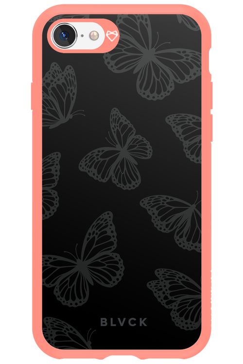 Black Butterflies - Apple iPhone 8