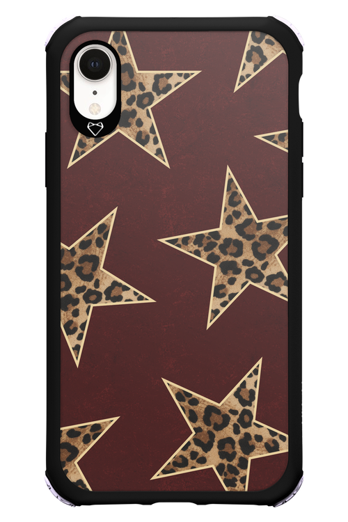 Wild Stars Burgundy - Apple iPhone XR