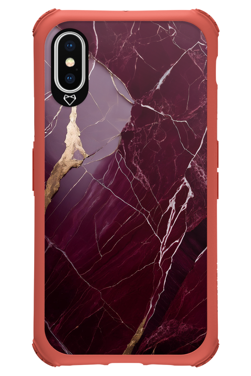 Burgundy Marble 2.0 - Apple iPhone XS