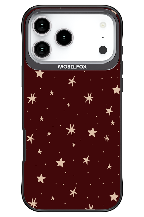 Burgundy Stars - Apple iPhone 17 Pro Max