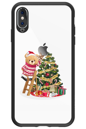 Christmas Bear (Transparent) - Apple iPhone XS Max