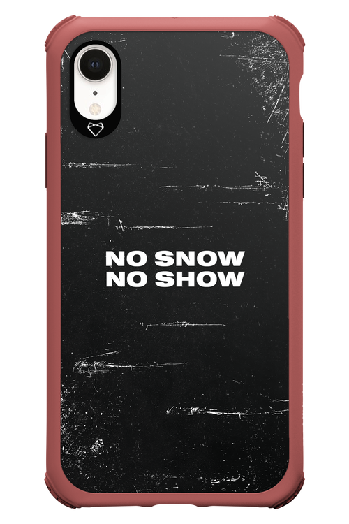 No snow, no show - Apple iPhone XR