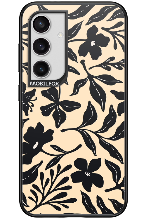 Black Flowers 2.0 - Samsung Galaxy S24