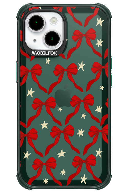 Bow & Stars (Transparent) - Apple iPhone 15