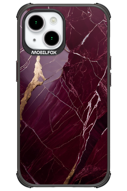 Burgundy Marble 2.0 - Apple iPhone 15