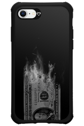 Money Burn B&W - Apple iPhone 7