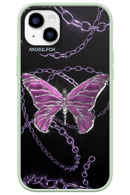 Butterfly Necklace - Apple iPhone 14 Plus