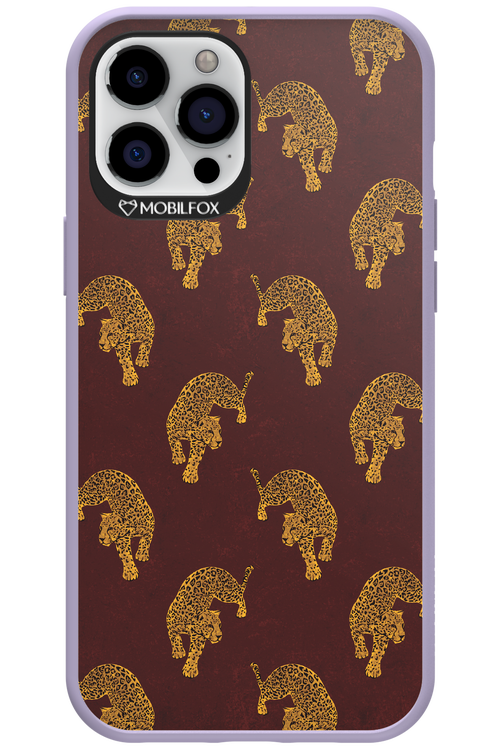 Burgundy Leopard Pattern - Apple iPhone 12 Pro Max