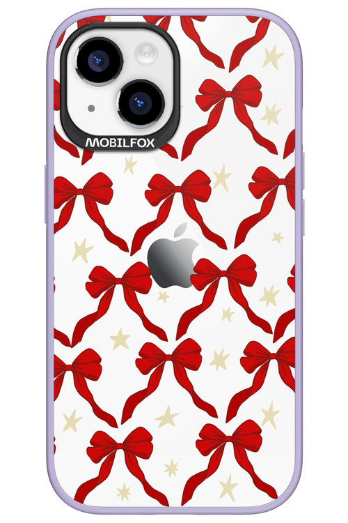Bow & Stars (Transparent) - Apple iPhone 15