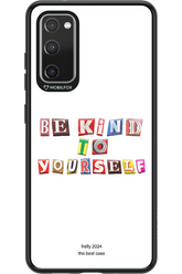 Be Kind To Yourself White - Samsung Galaxy S20 FE