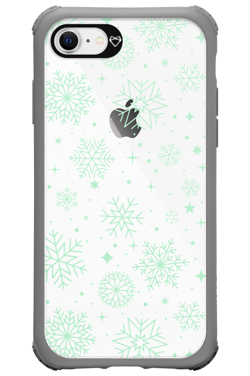 Tiffany's Snowflakes - Apple iPhone 8